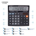 Kancelárska kalkulačka CITIZEN CT-555N 12-miestna Hmotnosť (s balením) 0.16 kg