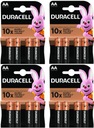 Щелочные батарейки DURACELL AA R6, 16 шт.