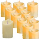 12X СВЕЧНАЯ ВСТАВКА ДЛЯ СВЕЧИ НА АККУМУЛЯТОРЕ 7 см