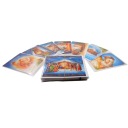 РОЖДЕСТВЕНСКИЕ КАРНЕТЫ В6 с блестками - 25 ШТ. СМЕШЕНИЕ УЗОРОВ