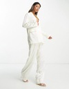 Y.a.s NH2 gfs elegantné nohavice široké nohavice M Dominujúca farba biela