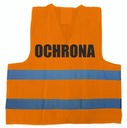 Kamizelka odblaskowa OCHRONA pomarańczowa 4XL