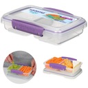 SISTEMA LUNCHBOX КОНТЕЙНЕР BENTO BOX 350 мл С ОТДЕЛЕНИЯМИ ДЛЯ ПОЛУЧЕНИЯ