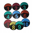 10 шт. точечных маркеров для тренера по баскетболу