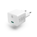 HAMA sieciowa Mini 1xUSB-C PD 18W biała Kolor biały