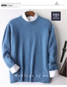 Kašmírový sveter, pánsky sveter s okrúhlym výstrihom, XXL Pohlavie Výrobok pre mužov