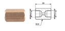 ACCIONAMIENTO DE FRENADO CONECTOR TUBOS HAM. WEW. M 10X1,5 SF + WEW M 10X1,5 S 