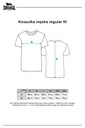 Koszulka T-shirt Męski Regular Fit LANGSETT L Model LANGSETT