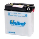 Обычный аккумулятор Unibat 6 В, 11 Ач P+