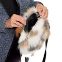 Kožušinová kabelka z líšky s bigmentom Dominujúci vzor bez vzoru