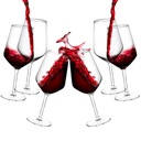Набор бокалов для красного вина Royal Leerdam Rubin 530 мл, 6 предметов