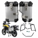 КОФРЫ АЛЮМИНИЕВЫЕ БОКОВЫЕ 38 + СТЕЛАЖ ПРЕДНАЗНАЧЕН BMW F750GS F850GS + ADV  фото 16