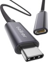 Удлинительный кабель BELKER USB C, 140 Вт, 1 метр, нейлоновая оплетка, USB 3.2, MacBook Dell