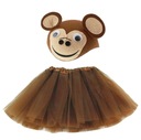 НАряд ОБЕЗЬЯНЫ, ШАПКА + ЮБКА, 3-9 ЛЕТ