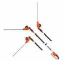 POWERPLUS POWDPG75380 - Akkus teleszkópos sövényvágó 40 V-os LI-ION akkumulátorral, 600 mm-es akkumulátorral Berendezés tömege 3.5 kg