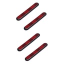 СВЕТООТРАЖАЮЩИЕ НАКЛЕЙКИ НА БАМПЕР АВТОМОБИЛЯ 4 ШТ.