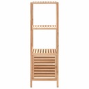 vidaXL Kúpeľňová skrinka z dreva vlašského orecha, 39,5x35,5x123 cm Typ stojacy