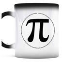 KUBEK MAGICZNY do kawy Symbol pi liczba matematyka krąg geek nauka