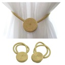 ПРЯЖКА ДЛЯ КРЕПЛЕНИЯ ШТОР МАГНИТНАЯ ДЕКОРАТИВНАЯ КРЫШКА, ЗОЛОТАЯ, ДЕКОРАТИВНАЯ