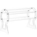 РЕМЕНЬ МОНИТОРА ПРОЗРАЧНЫЙ ДЕРЖАТЕЛЬ ДИСПЛЕЯ