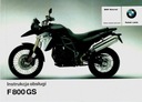 BMW F 800 GS POLSKA MANUAL MANTENIMIENTO MOTOCYKLA. 