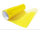 Тюнинговая наклейка желтая фольга для автомобильных ламп 30см