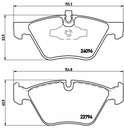 ZAPATAS DE FRENADO BREMBO P 06 040X 