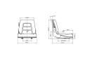 SEAT SEAT FRAME WIDLOWY VERSATILE 330 MM  photo 5