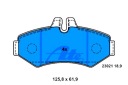PLAQUETTES FREIN VW T. LT 28- 46 2.5- 2.8 TDI 96- 06photo 14