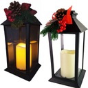 ЧЕРНЫЙ СВЕТОДИОДНЫЙ ФОНАРЬ, СВЕЧА, 2xR6 БАТАРЕИ