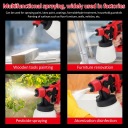 PAINT SPRAYLER, 850 W HVLP ЭЛЕКТРИЧЕСКИЙ SPRAY LAKING PISTOLET 1400 ML Z 6 9Q  фото 14