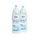 KLAR 2xSensitive ECO жидкость для мытья посуды 1л 2шт