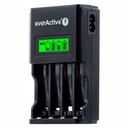 EverActive NC-450 Black 4-канальное зарядное устройство с ЖК-дисплеем