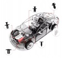 PASADORES ESPÁRRAGOS KLIPSY DE AUTOMÓVIL PARA AUTO FORRO AUTO 100SZT 