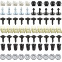 KIT 70 CLIPS MOCUJACYCH PROTECTION BOTTOM ENGINE DO AUDI A6 C5 4B C6 4F  photo 12