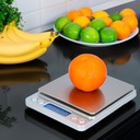 Электронные цифровые кухонные весы, серебро, прецизионная сталь, 2 кг, 0,1 г