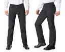 Элегантные тонкие черные хлопковые мужские брюки на весну и лето TN321 W33