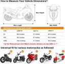 COVER NA MOTORCYCLE XL WATERPROOF ANTYKRADZIEZOWY I AGED BLACK  photo 8