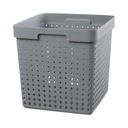 Корзина, корзина, ящик, контейнер SEOUL 21л Серый