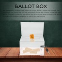 Ящик для предложений Урна для голосования Прозрачный акриловый ящик