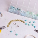 18 шт. золотих намистин-стоперів з нержавіючої сталі з гумкою для DIY прикрас