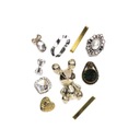 Ozdoby na nechty Mix Šperky Sada 10 kusov3D Manikúra Pedikúra Kód výrobcu Ozdoby do Paznokci Mix Biżuteria Manicure