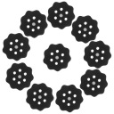 10 PIECES BLACK GABKOWYCH CONTRIBUTION DO KASKOW ROBOCZYCH / OCHRONNYCH  photo 8