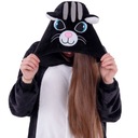 CAT Black Kitten ПИЖАМА Кигуруми Комбинезон женский костюм Спортивный костюм S 146-154 см