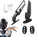 1 ПАРА ЗЕРКАЛ WSTECZNYCH DO YAMAHA YZF R6 R1 R25 R3 R125 R15, ЧЕРНЫЕ  фото 1
