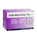 ИГЛЫ ДЛЯ РУЧКИ BD MICRO-FINE 31 G x 5 ММ ​​100 ШТ.