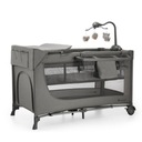 ДОРОЖНАЯ кроватка KINDERKRAFT JOY 2 С ТЕМНО-СЕРЫМИ АКСЕССУАРАМИ
