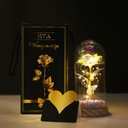 Večná ruža v skle LED Darček k výročiu narodenia EAN (GTIN) 8845523237449