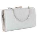 СЕРЕБРЯНЫЙ БЛЕСКОВЫЙ Клатч МОДНАЯ ВЕЧЕРНЯЯ СУМКА НА СВАДЬБУ