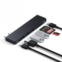 Satechi Pro Hub Slim с двумя USB-C для MacBook USB, HDMI, USB-A, SD/microSD